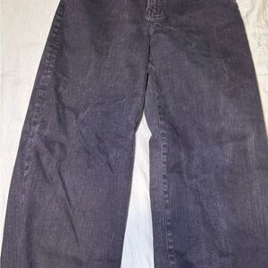 Madewell Charcoal Wide-Leg Pants